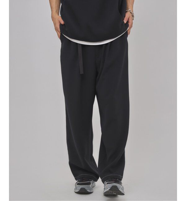 EDIFICE「E. WavingDobby イージーパンツ」|スラックス|