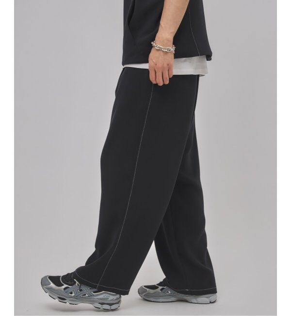 EDIFICE「E. WavingDobby イージーパンツ」|スラックス|