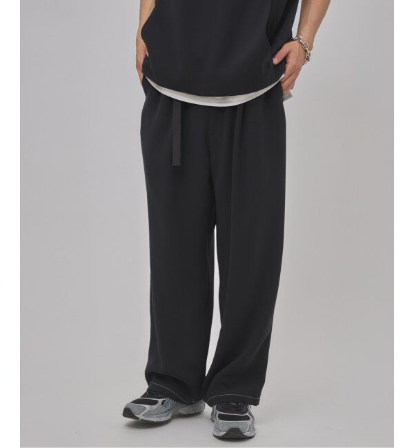 EDIFICE「E. WavingDobby イージーパンツ」|スラックス|