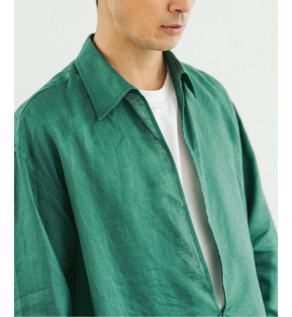 EDIFICE「《追加》リネン スキッパー シャツ」|シャツ・ブラウス|