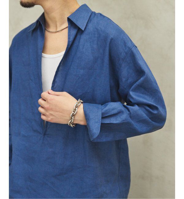 EDIFICE「《追加》リネン スキッパー シャツ」|シャツ・ブラウス|