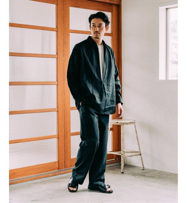 EDIFICE「《追加》リネン スキッパー シャツ」|シャツ・ブラウス|