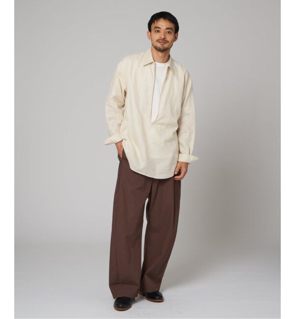 EDIFICE「《追加》リネン スキッパー シャツ」|シャツ・ブラウス|