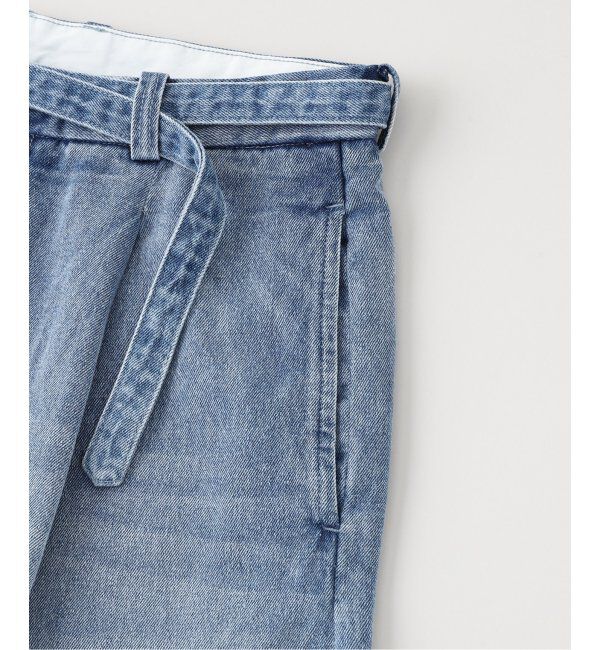 EDIFICE「LE JEAN(ルジーン) デニム ベルテッド トラウザー」|デニム|