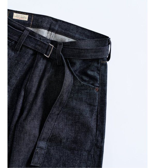 417 EDIFICE「LEVI&rsquo;S(R)/リーバイス(R) 別注 TWISTED BELTED デニムパンツ L30」|デニム|
