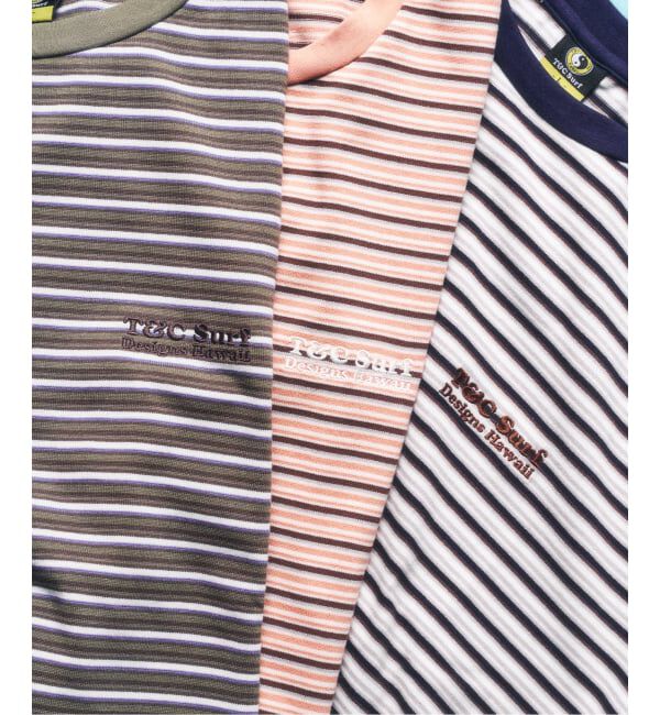 417 EDIFICE「T&C SURF DESIGNS 417別注 マルチボーダー Tシャツ」|Tシャツ・カットソー|