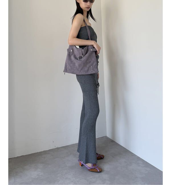 Oriens JOURNAL STANDARD「レースアップニットフレアパンツ」|その他|