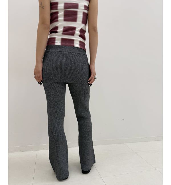 Oriens JOURNAL STANDARD「レースアップニットフレアパンツ」|その他|