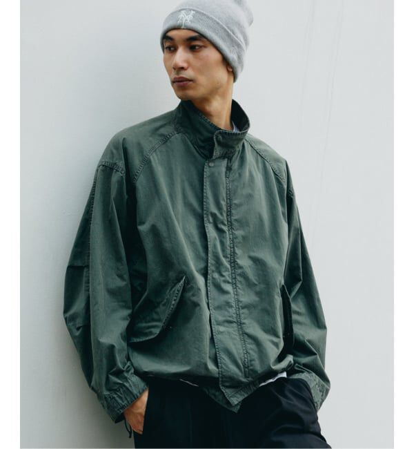 JOURNAL STANDARD「ショート モッズ ガーメント ダイ」|ミリタリージャケット|カーキ