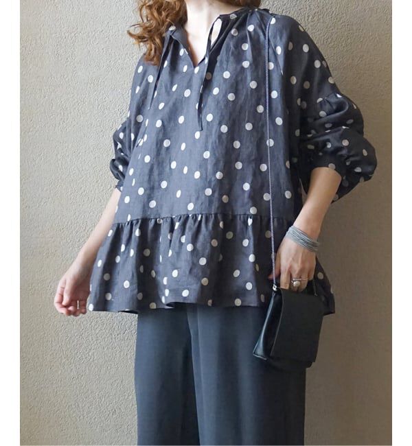 journal standard luxe「ヘムフリルギャザーブラウス」|シャツ・ブラウス|