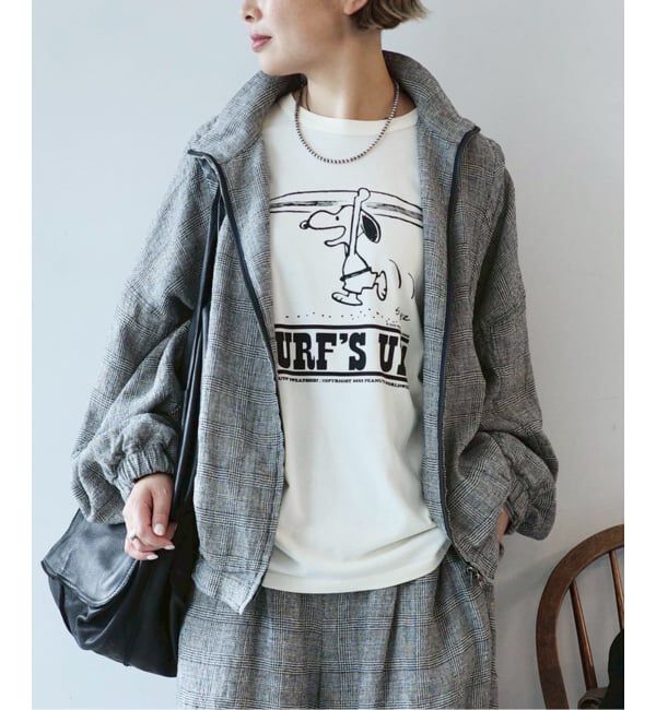 journal standard luxe「シルクMIXチェックブルゾン」|その他|