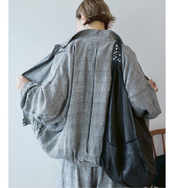 journal standard luxe「シルクMIXチェックブルゾン」|その他|