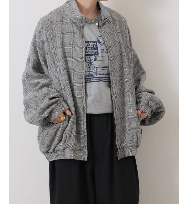 journal standard luxe「シルクMIXチェックブルゾン」|その他|