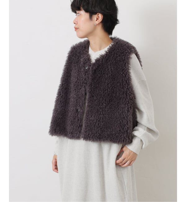 journal standard luxe「カーリーショートベスト」|ダウンベスト・ベスト|