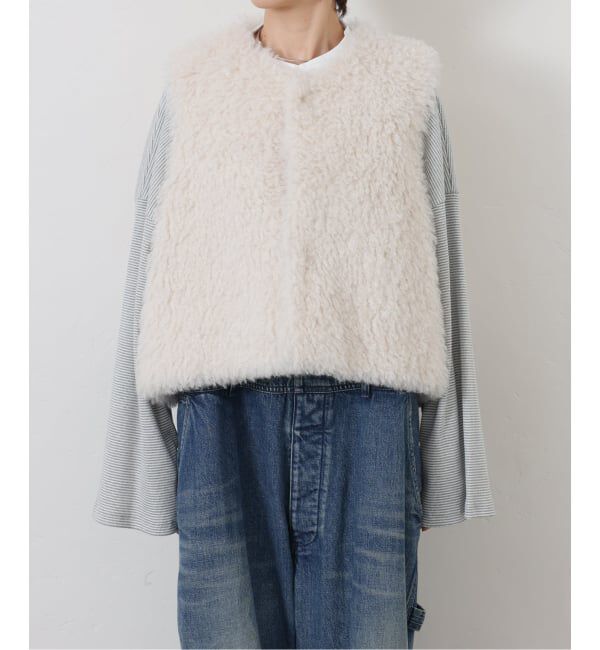 journal standard luxe「カーリーショートベスト」|ダウンベスト・ベスト|