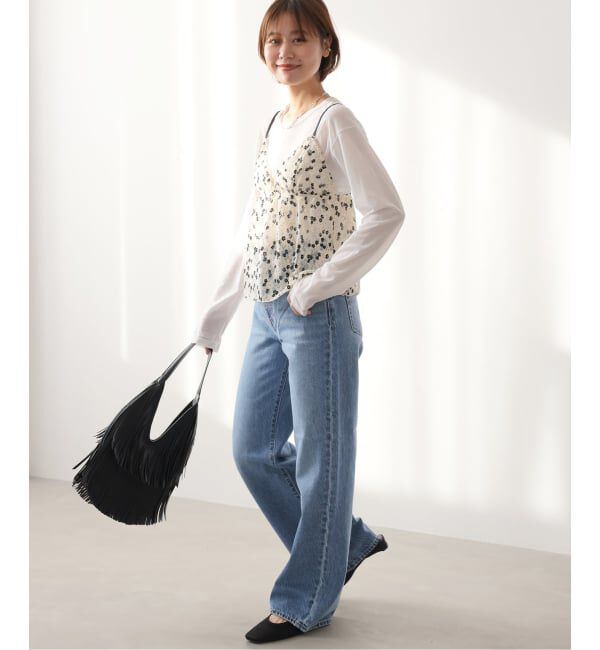 JOURNAL STANDARD relume「［26SS新作］別注【LEVI&rsquo;S】RIBCAGE WIDE LEG：デニム」|デニム|