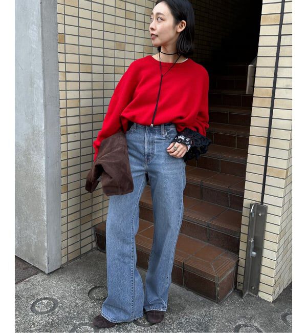 JOURNAL STANDARD relume「［26SS新作］別注【LEVI&rsquo;S】RIBCAGE WIDE LEG：デニム」|デニム|