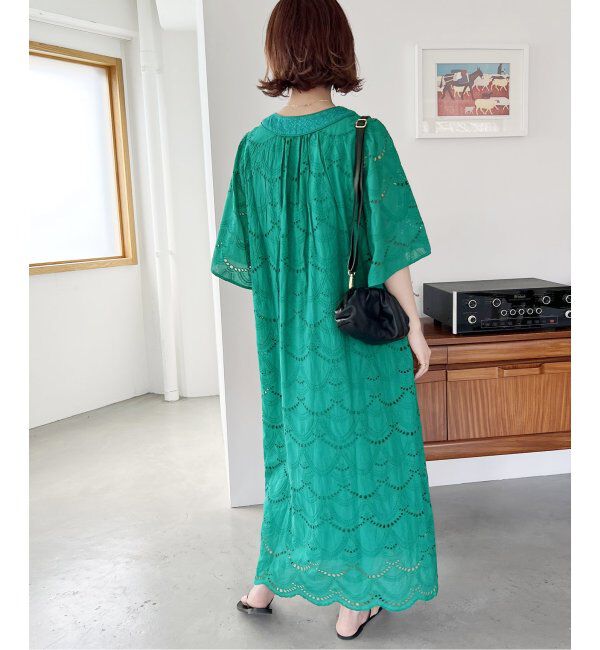 Spick and Span「【ne Quittez pas / ヌキテパ】COTTON VOILE DOT HEMLA」|ワンピース|