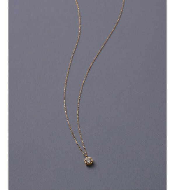 Lilas by Spick&Span「0.18ct六角ダイヤネックレス K18」|ネックレス|ゴールド