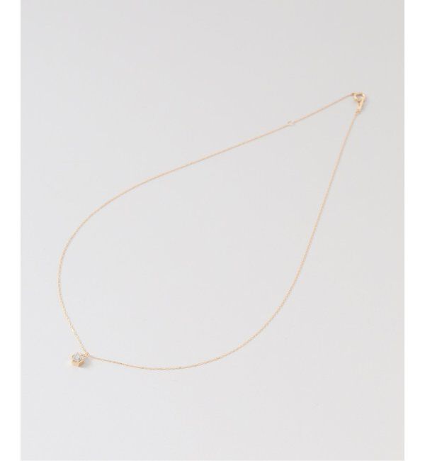 Lilas by Spick&Span「0.18ct六角ダイヤネックレス K18」|ネックレス|