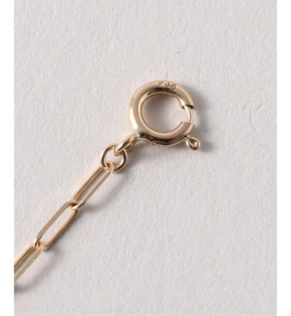 Lilas by Spick&Span「1粒ダイヤクリップチェーンブレスレット K10」|ブレスレット・バングル|