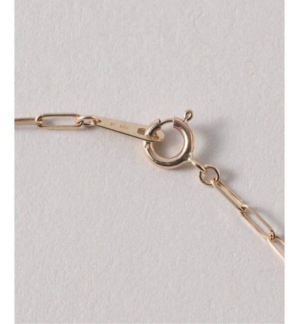 Lilas by Spick&Span「1粒ダイヤクリップチェーンブレスレット K10」|ブレスレット・バングル|
