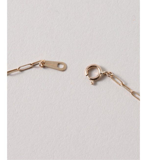 Lilas by Spick&Span「1粒ダイヤクリップチェーンブレスレット K10」|ブレスレット・バングル|