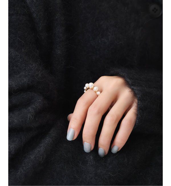 Lilas by Spick&Span「グラデーションパールリング K10」|リング|