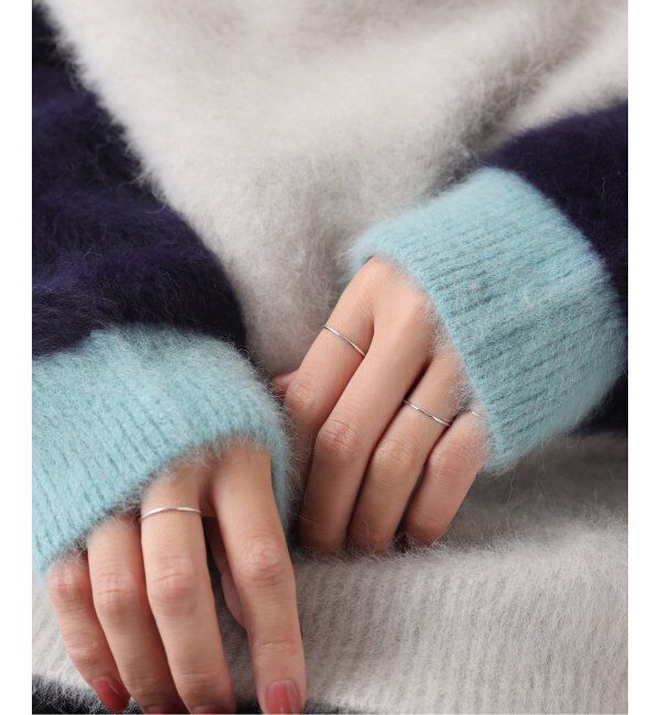 Lilas by Spick&Span「シンプルピンキーリングWG K10」|リング|