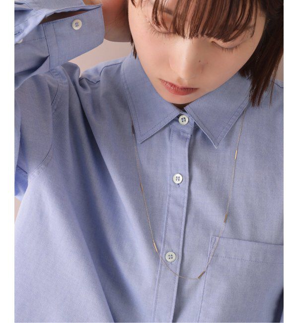 Lilas by Spick&Span「プレート*チェーンネックレス K10」|ネックレス|