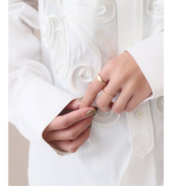 Lilas by Spick&Span「ユラギワイドリング K10」|リング|