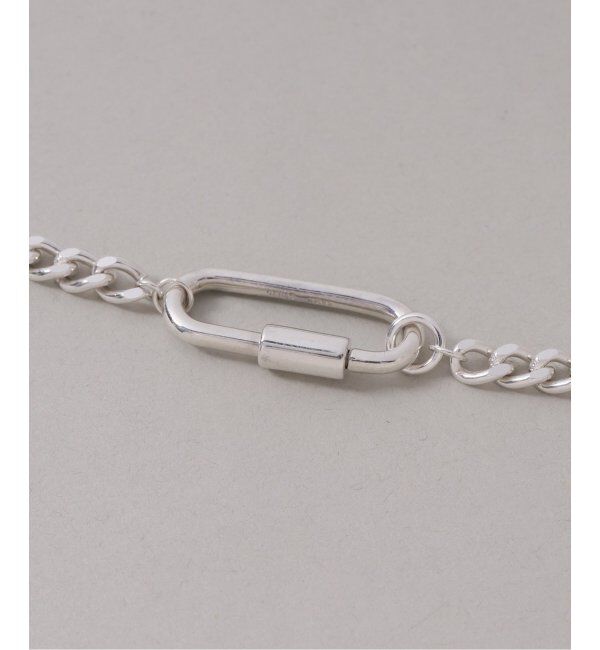 Spick and Span「【SAMH by LILAS】カラビナキヘイチェーンネックレス SV」|ネックレス|