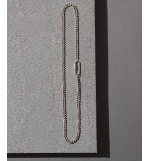 Spick and Span「【SAMH by LILAS】カラビナキヘイチェーンネックレス SV」|ネックレス|