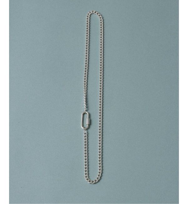 Spick and Span「【SAMH by LILAS】カラビナキヘイチェーンネックレス SV」|ネックレス|