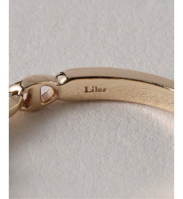 Lilas by Spick&Span「マリーナチェーンリズムリング K10」|リング|
