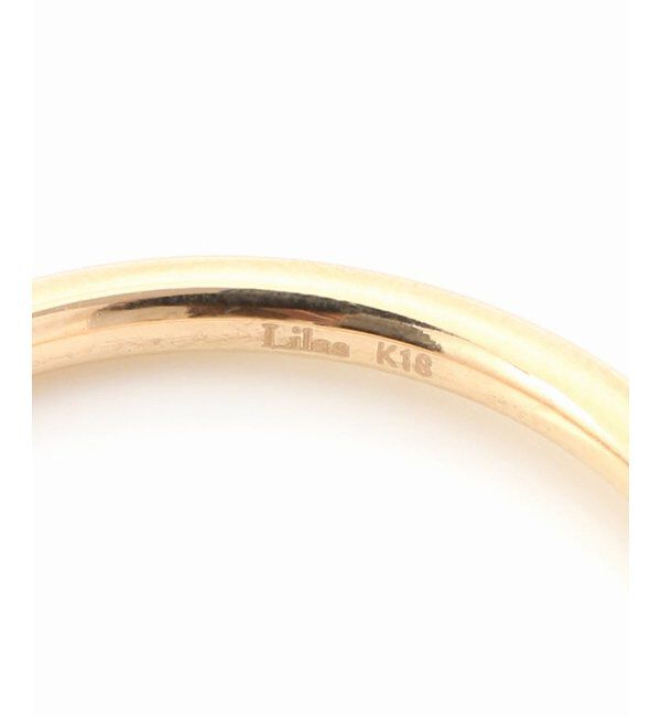 Lilas by Spick&Span「パイプリング *13*15 K18」|リング|