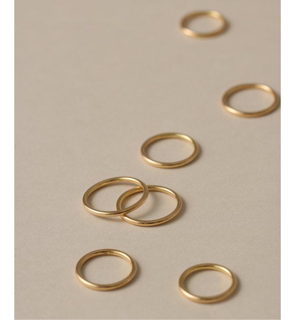 Lilas by Spick&Span「パイプリング *13*15 K18」|リング|