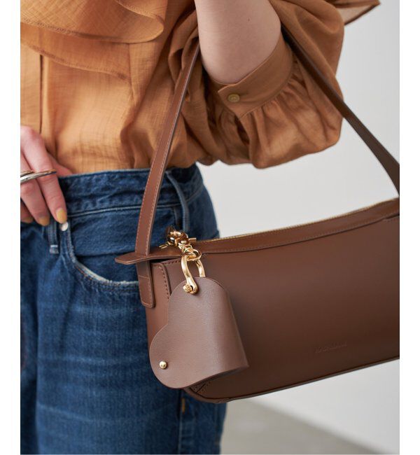 Spick and Span「《追加》HASHIBAMI / ハシバミ ハートスマートキーリング」|キーケース|ブラウン