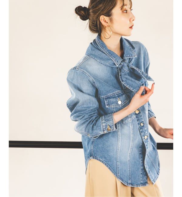 NOBLE「SERGE/サージ SCARF DENIM JACKET」|その他|