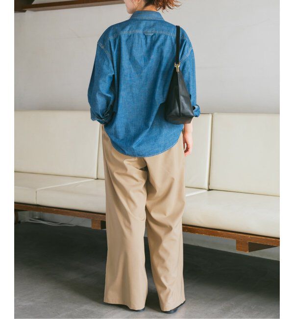 Spick and Span「《追加2》トロストレッチイージーパンツ」|スラックス|