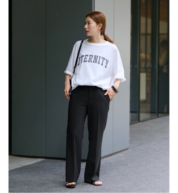 FRAMeWORK「≪一部カラーWEB限定 / 追加≫セミフレアパンツ」|スラックス|