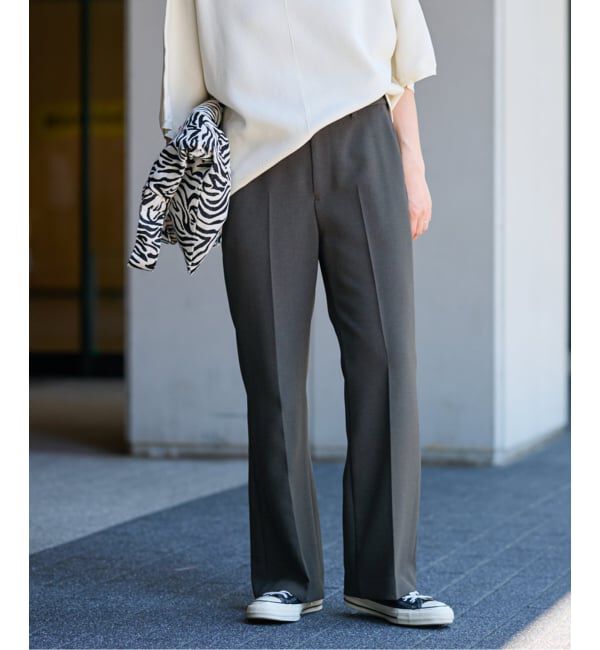 FRAMeWORK「≪一部カラーWEB限定 / 追加≫セミフレアパンツ」|スラックス|