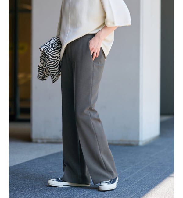 FRAMeWORK「≪一部カラーWEB限定 / 追加≫セミフレアパンツ」|スラックス|