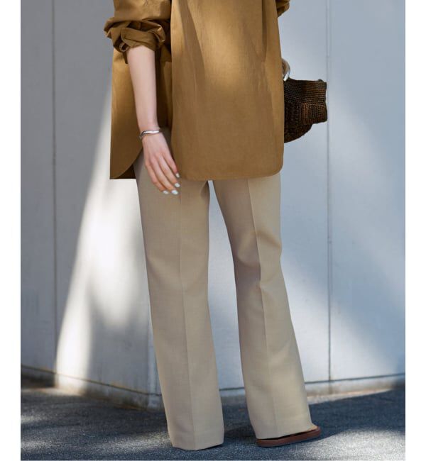 FRAMeWORK「≪一部カラーWEB限定 / 追加≫セミフレアパンツ」|スラックス|