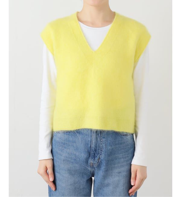 FRAMeWORK「enrica/エンリカ カシミヤシャギーベスト」|ベスト・ジレ|