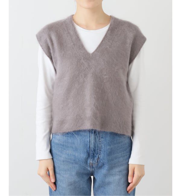 FRAMeWORK「enrica/エンリカ カシミヤシャギーベスト」|ベスト・ジレ|