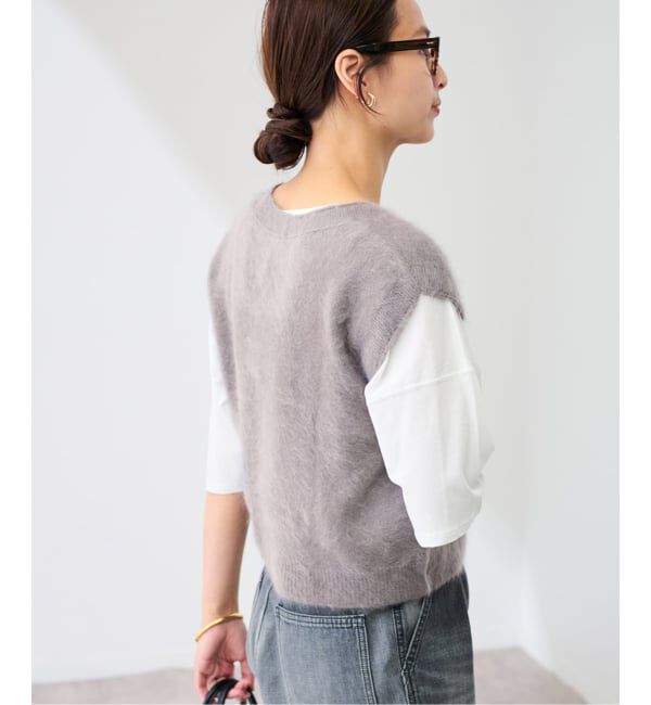 FRAMeWORK「enrica/エンリカ カシミヤシャギーベスト」|ベスト・ジレ|