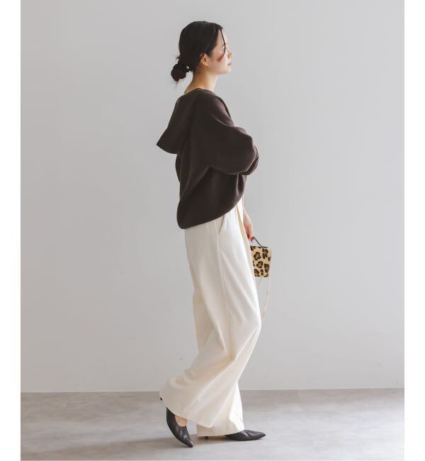 NOBLE「《追加・WEB限定カラー》TRツイル裏起毛スラックスパンツ」|スラックス|