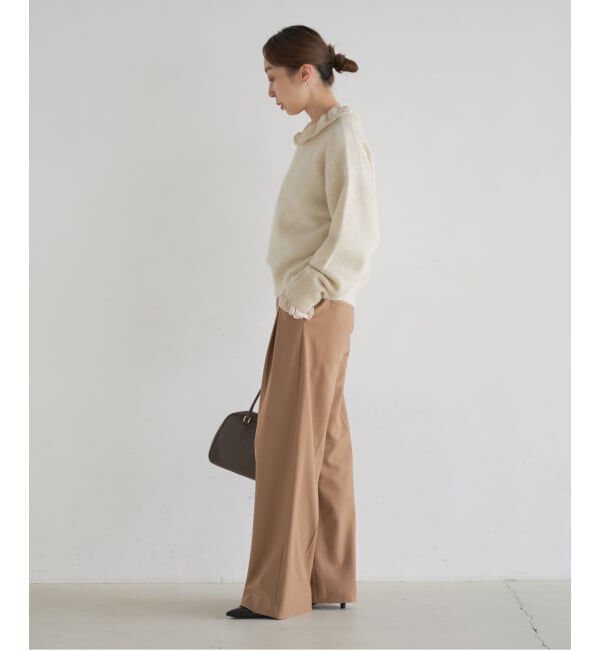 NOBLE「《追加・WEB限定カラー》TRツイル裏起毛スラックスパンツ」|スラックス|