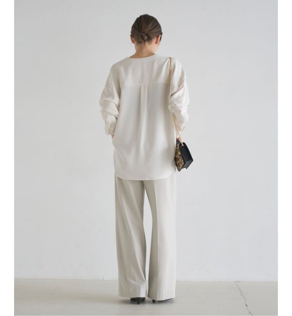 NOBLE「《追加・WEB限定カラー》TRツイル裏起毛スラックスパンツ」|スラックス|